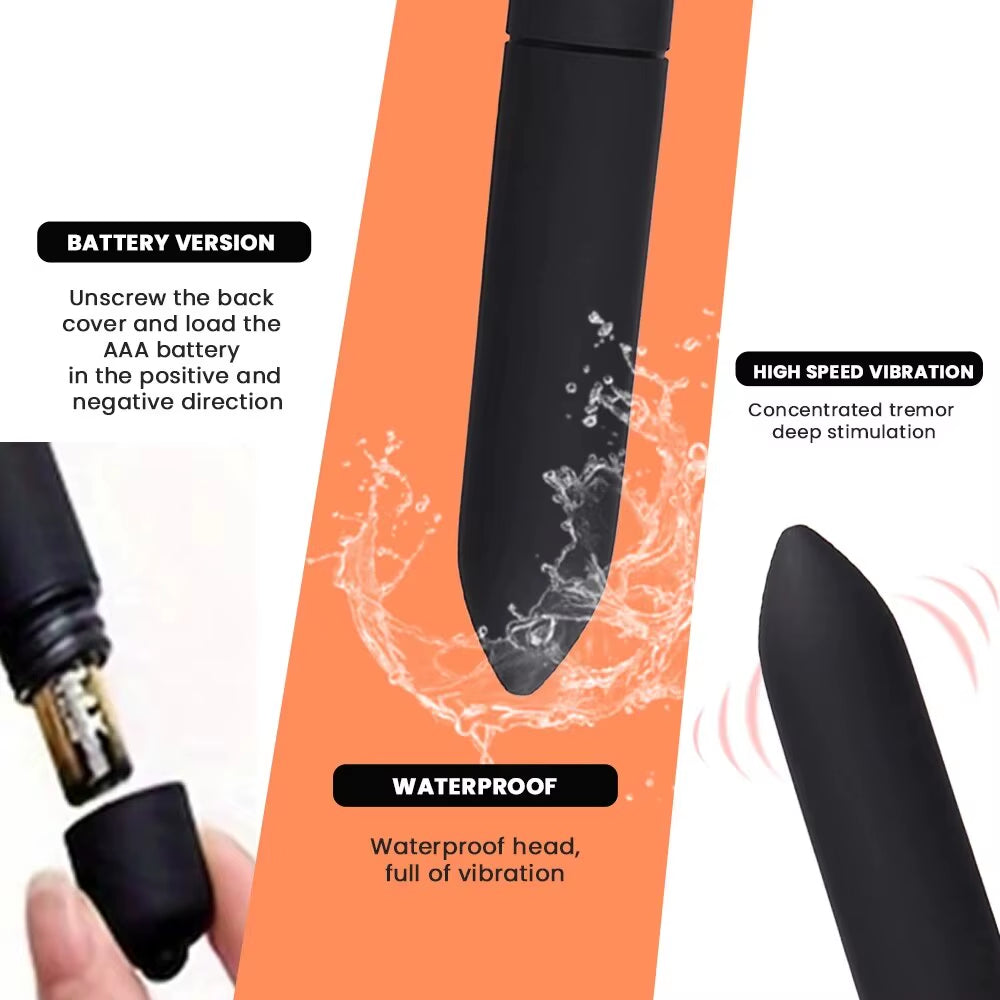 1PC Bullet Vaginal Stimulation Massager Travel Mini Stimulator Waterproof G Spot Vibrator Adult Sex Toys without Batteries